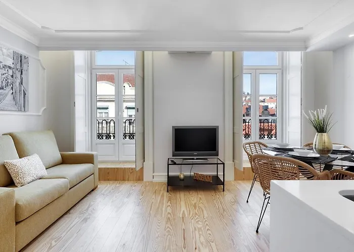 Beautiful 2 Bedroom With Views In Rua Augusta Lisbon