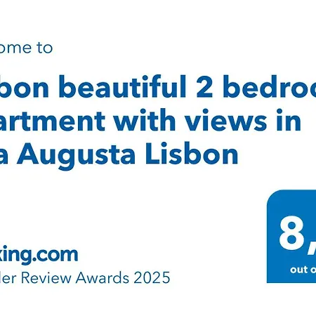 Apartment Lisbon, Stylish & 2-bedroom On Rua Augusta