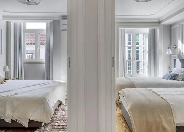 아파트 Beautiful 2 Bedroom With Views In Rua Augusta 리스본